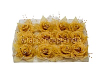 Caramel Pearl Embellished Rose