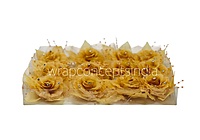 Caramel Pearl Embellished Rose