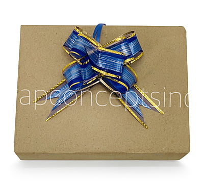 Print & Gold Pull Bows - 30mm