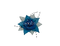 Blue Pearl Embellished Rose
