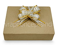 Print & Gold Pull Bows - 30mm