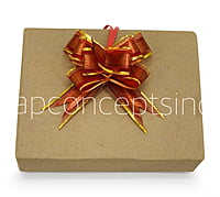 Print & Gold Pull Bows - 30mm