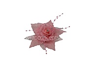 Soft Pink Pearl Embellished Rose