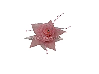 Soft Pink Pearl Embellished Rose