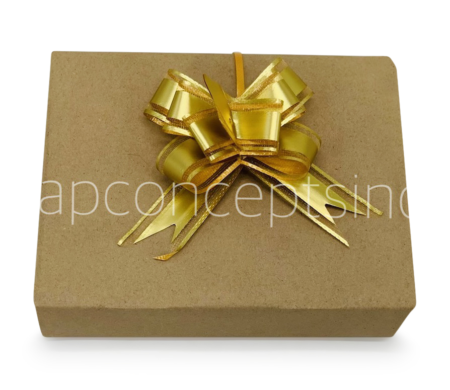 Organza & Metallic Pull Bows - 30mm