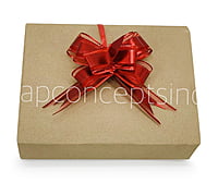 Organza & Metallic Pull Bows - 30mm