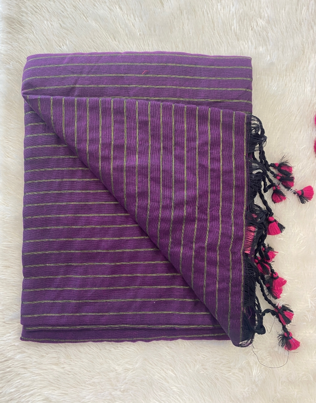 Veeksha - The Stripes Cotton Saree SWS98