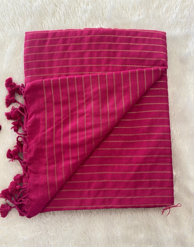 Veeksha - The Stripes Cotton Saree SWS96