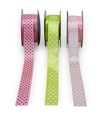 Satin Polka Ribbon