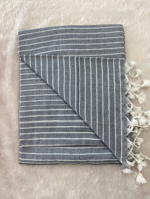 Veeksha - The Stripes Cotton Saree SWS96