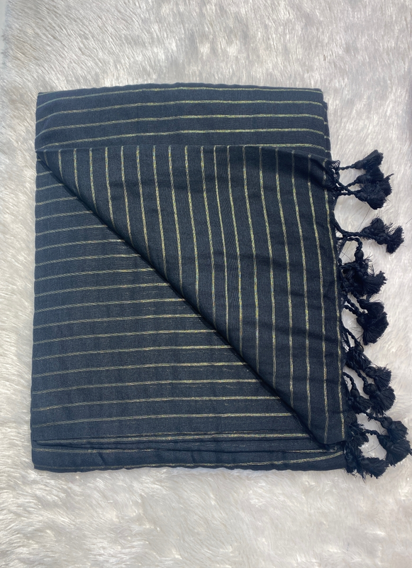 Veeksha - The Stripes Cotton Saree SWS98