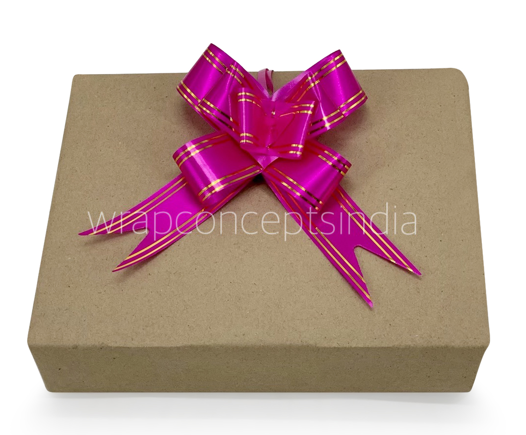 Pull Bows with Gold Edges - 30mm