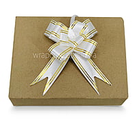 Pull Bows with Gold Edges - 30mm
