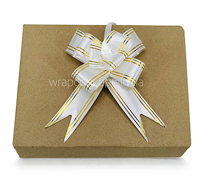 Pull Bows with Gold Edges - 30mm