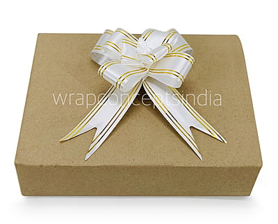 Pull Bows with Gold Edges - 30mm