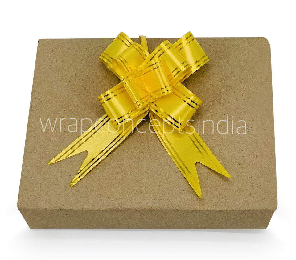 Pull Bows with Gold Edges - 30mm