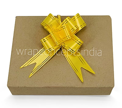Pull Bows with Gold Edges - 30mm