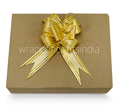 Pull Bows with Gold Edges - 30mm