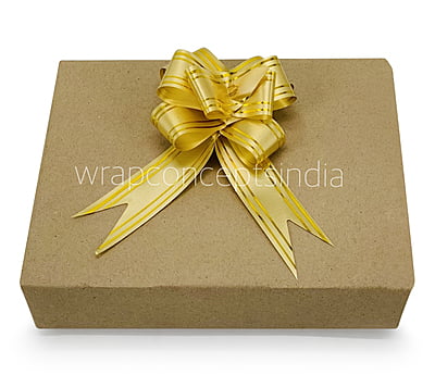 Pull Bows with Gold Edges - 30mm