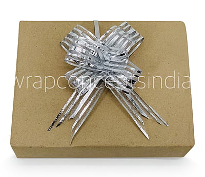 Organza Stripe Pull Bows - 30mm