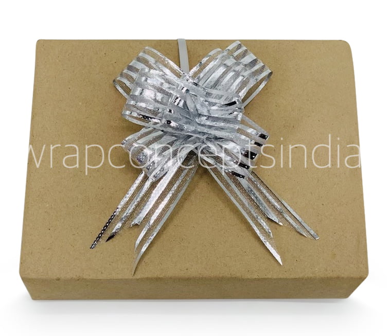 Organza Stripe Pull Bows - 30mm