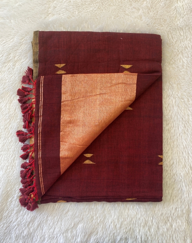 Veeksha - The Linen Cotton Saree SWS115