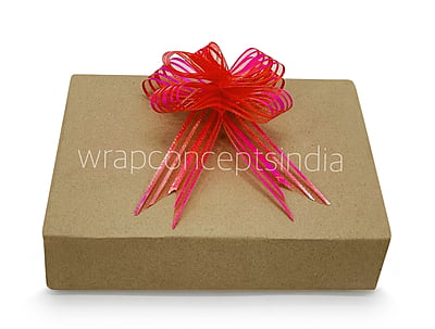 Organza Stripe Pull Bows - 30mm