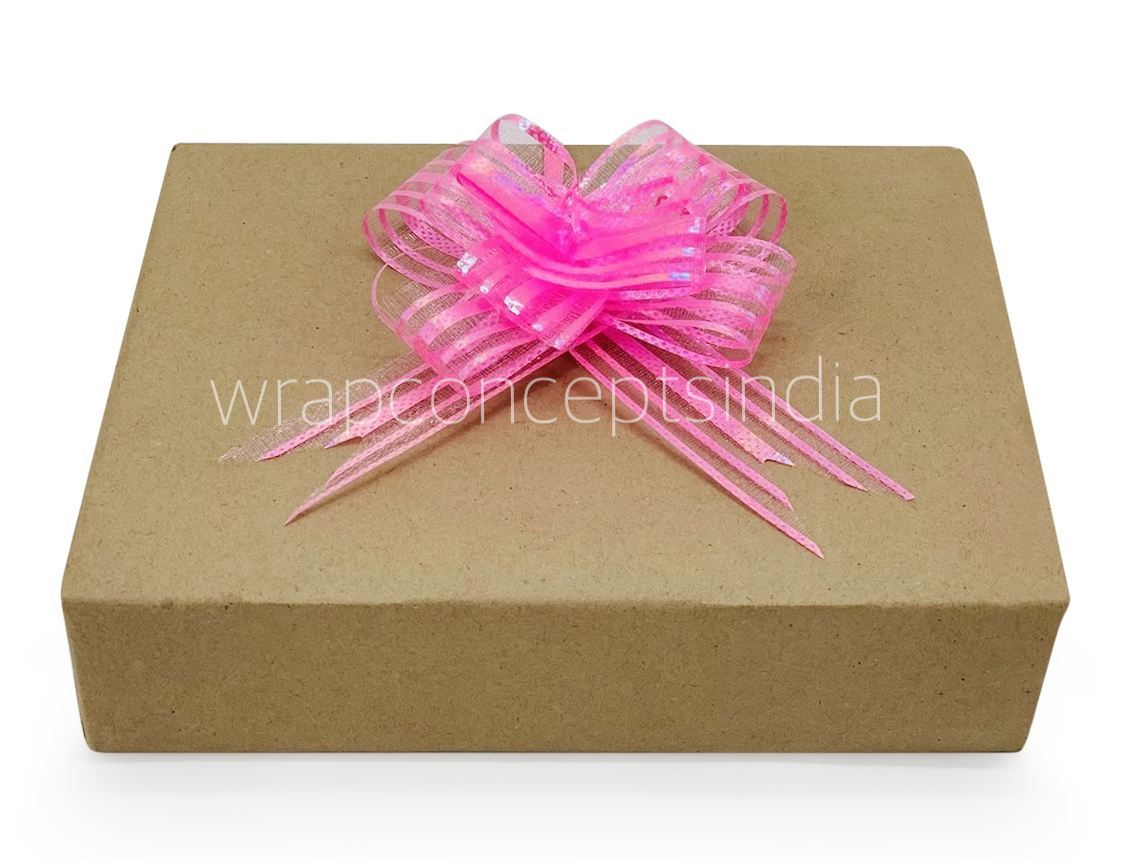 Organza Stripe Pull Bows - 30mm