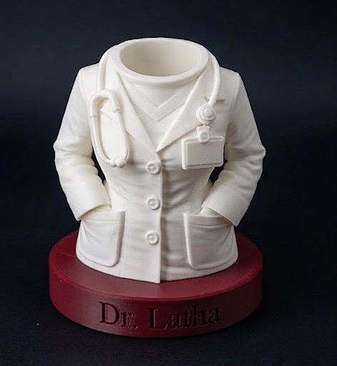 Personalised Lady Doctor Pen Stand