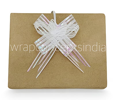 Organza Stripe Pull Bows - 30mm