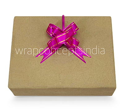 Pull Bows with Gold Edges - 20 mm