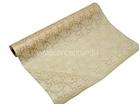 Peach with White Polka