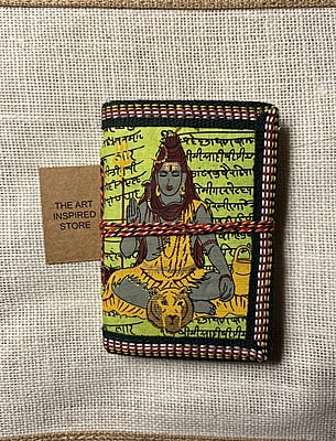Kaagaz Handcrafted Pocket Notebook | Shiva Print