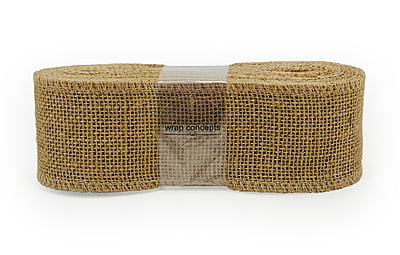 Natural Burlap Ribbon - 2.5 & 6 cms