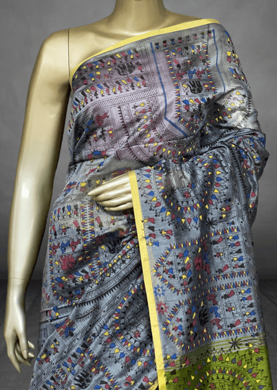 Veeksha - The Cotton Saree with Warli Art SWS109