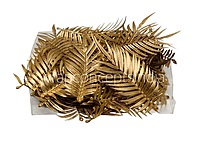Golden Palm Leaf Spray