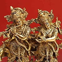 Radha Krishna With Cow 12.5 Inch Height