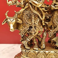 Radha Krishna With Cow 12.5 Inch Height