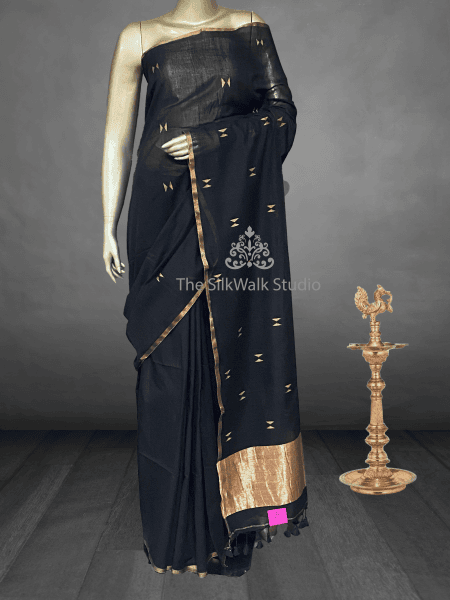 Veeksha - The Linen Cotton Saree SWS116