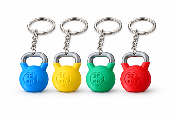 Mini Kettlebell Keychain