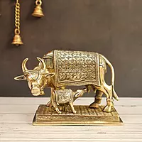 Brass Cow And Calf