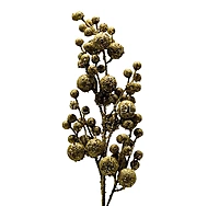 Glitter Berry Branch - Gold/Champagne