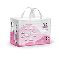 Nappee - Premium - Newborn - Tape/ Velcro - 36pcs (Upto 5kg) Nappee - Premium - Newborn - Tape/ Velcro - 36pcs (Upto 5kg)