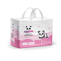 Nappee - Premium - Newborn - Tape/ Velcro - 36pcs (Upto 5kg) Nappee - Premium - Newborn - Tape/ Velcro - 36pcs (Upto 5kg)