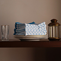 Classic Blue Check Kitchen Towels
