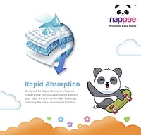 Nappee Premium - Medium (Tape/ Velcro) 6to 11kg