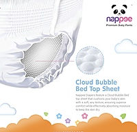 Nappee - Premium Baby Diaper - Medium - 56 Pcs (Pant type /Pull-ups Type) Nappee - Premium Baby Diaper - Medium - 56 Pcs (Pant type /Pull-ups Type)