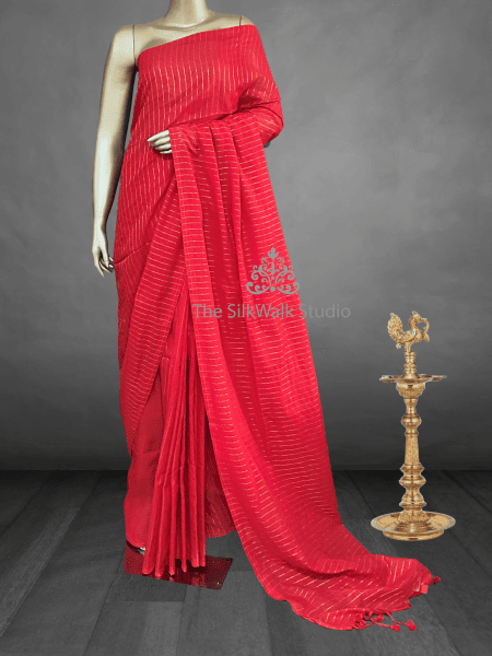Veeksha - The Stripes Cotton Saree SWS98