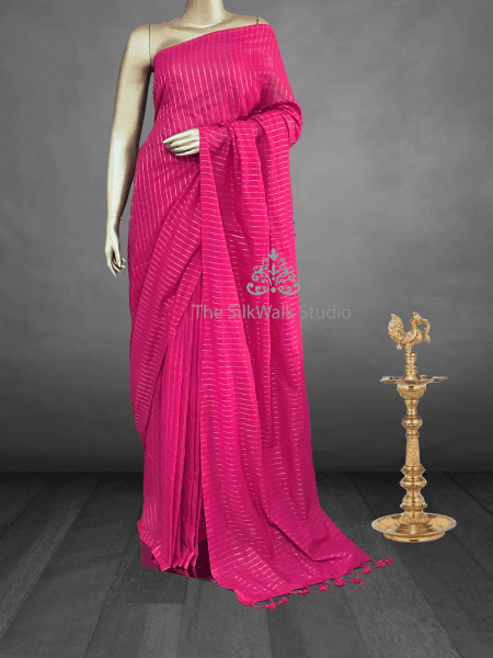 Veeksha - The Stripes Cotton Saree SWS96