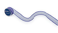 Mesh Ribbon with Scalloped Edges - Purple